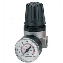 Nyomásszabályzó órával, belsőmenetes, 1/4"
