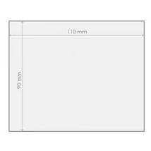 Hegesztőüveg, átlátszó, 90 x 110 x 2 mm Hegesztőüveg, átlátszó, 90 x 110 x 2 mm