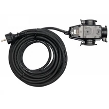 Hosszabbító, YATO, lengő, 3 dugalj, 3 x 1,5 mm2, 10 m Hosszabbító, YATO, lengő, 3 dugalj, 3 x 1,5 mm2, 10 m