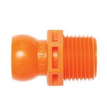 Csatlakozó, LOC-LINE, NPT, külsőmenetes, 1/2" - 1/2"