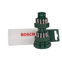 Csavarbehajtó bit készlet, BOSCH, 25 részes