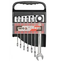 Csillag-villáskulcs készlet, YATO, racsnis, 10-19 mm Csillag-villáskulcs készlet, YATO, racsnis, 10-19 mm