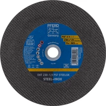 Darabolókorong, PFERD, inox, 230 x 1,9 x 22,2 mm Darabolókorong, PFERD, inox, 230 x 1,9 x 22,2 mm