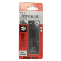 Dekopírfűrészlap, BLACK&DECKER, kerámia, durva Dekopírfűrészlap, BLACK&DECKER, kerámia, durva