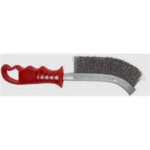 Drótkefe, ABRABORO, műanyag nyél, 1 soros, acél Drótkefe, ABRABORO, műanyag nyél, 1 soros, acél