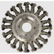 Drótkorong, ABRABORO, inox, sodrott, 125 x 22,2 mm