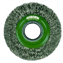 Drótkorong, OSBORN, hullámos, inox, 125 x 22,2 mm