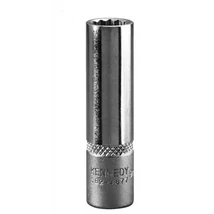 Dugókulcs, KENNEDY, hosszú, 1/4" - 12 mm Dugókulcs, KENNEDY, hosszú, 1/4" - 12 mm