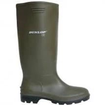 Gumicsizma, DUNLOP PRICEMASTOR 380VP, saválló, zöld, PVC, 45. méret