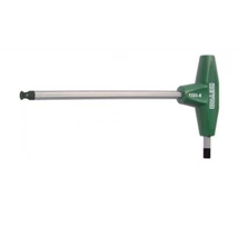 Hatszögkulcs, HEYCO, "T"-nyéllel, kétvégű, gömbvégű, 10,0 x 200 mm