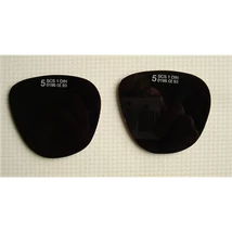 Hegesztőüveg, ovális, DIN 5 Hegesztőüveg, ovális, DIN 5