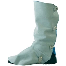 Lábszárvédő, csatos, bőr, hegesztéshez