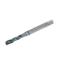 Menetfúró, VÖLKEL, gépi, csavarthornyú, DIN371, HSSE, kék, M6 Menetfúró, VÖLKEL, gépi, csavarthornyú, DIN371, HSSE, kék, M6