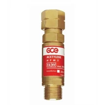 Visszavágásgátló, GCE, FR-18, nyomáscsökkentőhöz, égőgáz, 3/8", balmenetes Visszavágásgátló, GCE, FR-18, nyomáscsökkentőhöz, égőgáz, 3/8", balmenetes