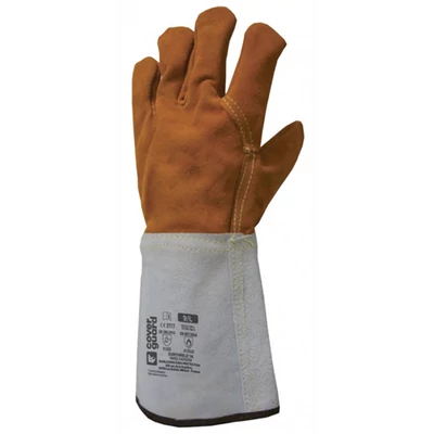 Hegesztőkesztyű, COVERGUARD, Euroweld 250, marhahasíték, narancs, 9