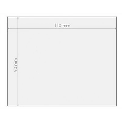 Hegesztőüveg, átlátszó, 90 x 110 x 2 mm Hegesztőüveg, átlátszó, 90 x 110 x 2 mm