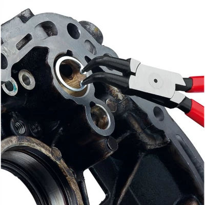 Seegergyűrűfogó, KNIPEX, belső, hajlított, 215 mm, 40-100 mm Seegergyűrűfogó, KNIPEX, belső, hajlított, 215 mm, 40-100 mm