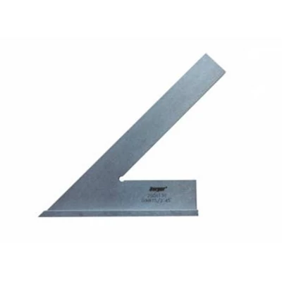 Szögellenőrző, BERGER, talpas, 45°, 200 x 130 mm