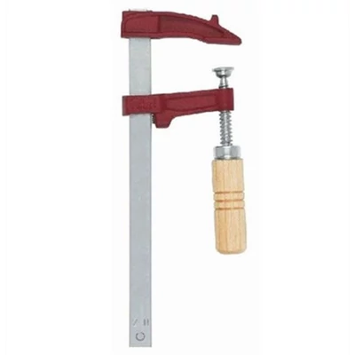 Csavaros gyorsszorító, PIHER, fanyeles, 250 x 70 mm