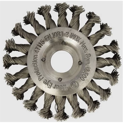 Drótkorong, ABRABORO, sodrott, 125 x 22,2 mm Drótkorong, ABRABORO, sodrott, 125 x 22,2 mm