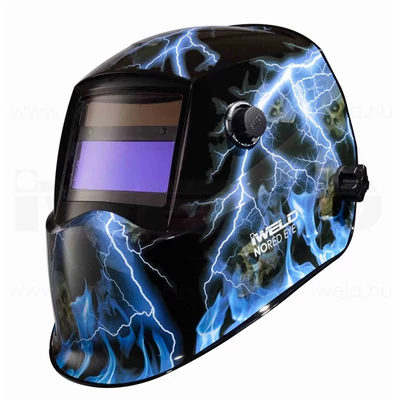 Fejpajzs, IWELD, Nored Eye 3, automata, villám-koponya Fejpajzs, IWELD, Nored Eye 3, automata, villám-koponya