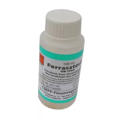 Forrasztóvíz, 0,1 l Forrasztóvíz, 0,1 l
