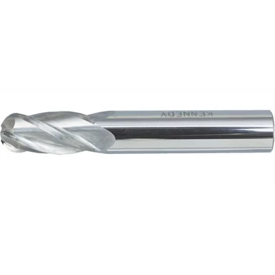 Gömbvégű maró, KENNEDY, keményfém, hengeresszárú, négyélű, 6,0 mm