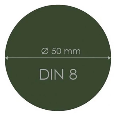 Hegesztőüveg, átmérő 50 mm, DIN 8 Hegesztőüveg, átmérő 50 mm, DIN 8