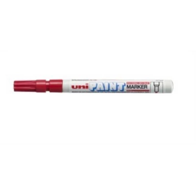 Jelzőfilc, UNIPAINT, vékony, piros, 0,8-1,2 mm