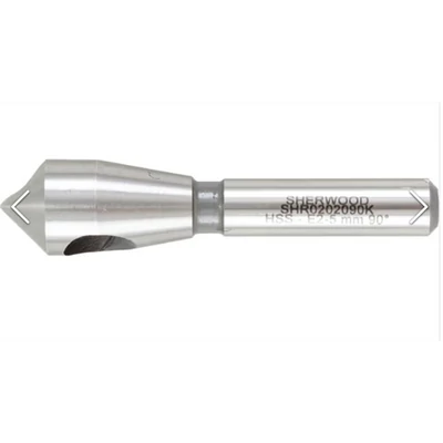 Kúpsüllyesztő, SHERWOOD, hengeresszárú, 90°, furatos, 10 mm