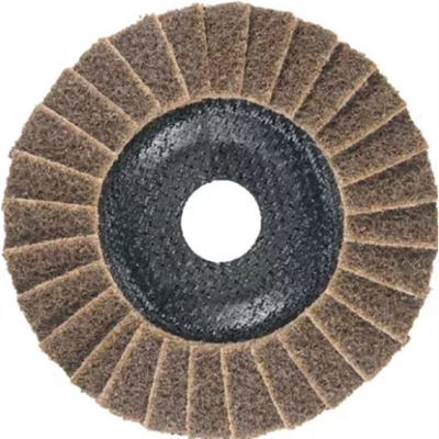 Polírkorong, ABRABORO, lamellás, barna, 125 x 22 mm
