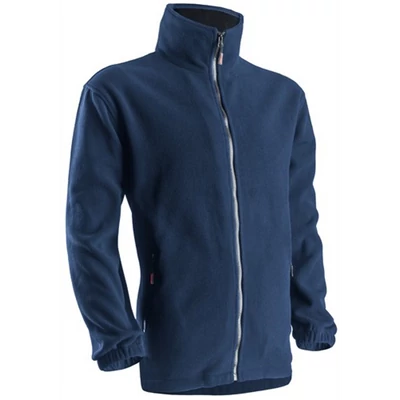 Pulóver, POLÁR, cipzáros, kék, XXXXL