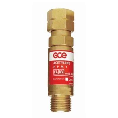 Visszavágásgátló, GCE, FR-18, markolathoz, égőgáz, 3/8" balmenetes