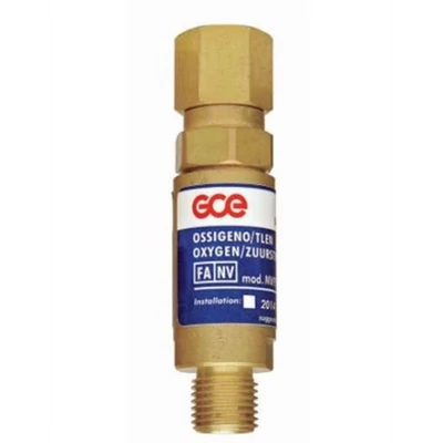 Visszavágásgátló, GCE, FR-18, nyomáscsökkentőhöz, oxigén, 1/4"