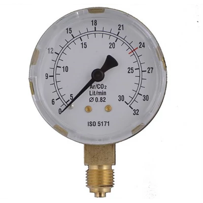 Nyomáscsökkentő óra, IWELD, argon/CO2, 63/30 liter/min Nyomáscsökkentő óra, IWELD, argon/CO2, 63/30 liter/min